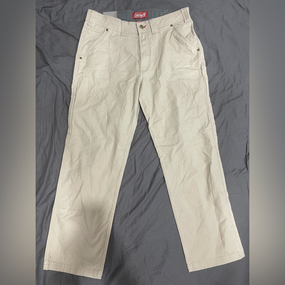 Coleman NWT Stretch Utility Pants in Light Tan